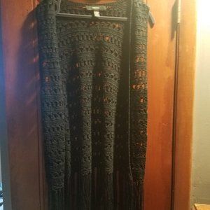 BOHO CROCHET FRINGE VEST